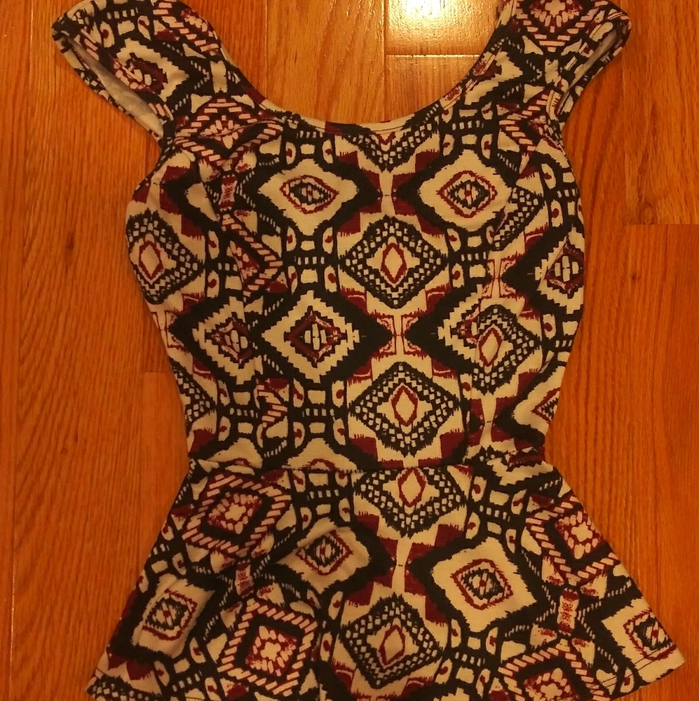 Open Back Bowtie Top